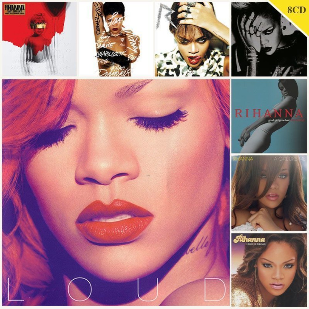 Audio And Music - Rihanna 8CD（only Disc）Collection Album Compilation Lossless