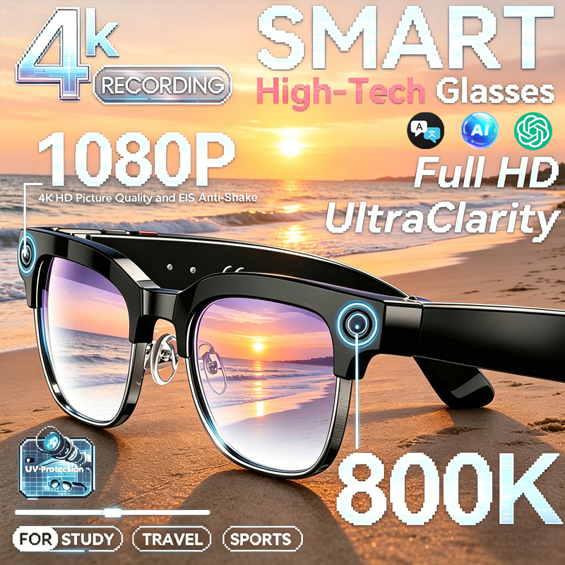 Audio Music To Video Ai - Smart Camera Glasses Photo and Audio