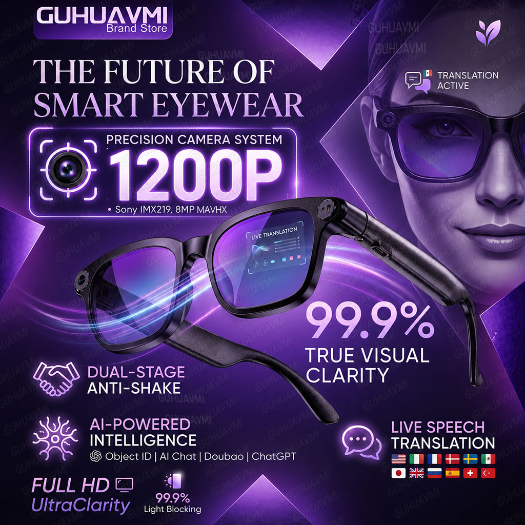 Audio Music To Video Ai - 2026 Smart Camera Glasses 1080P Video