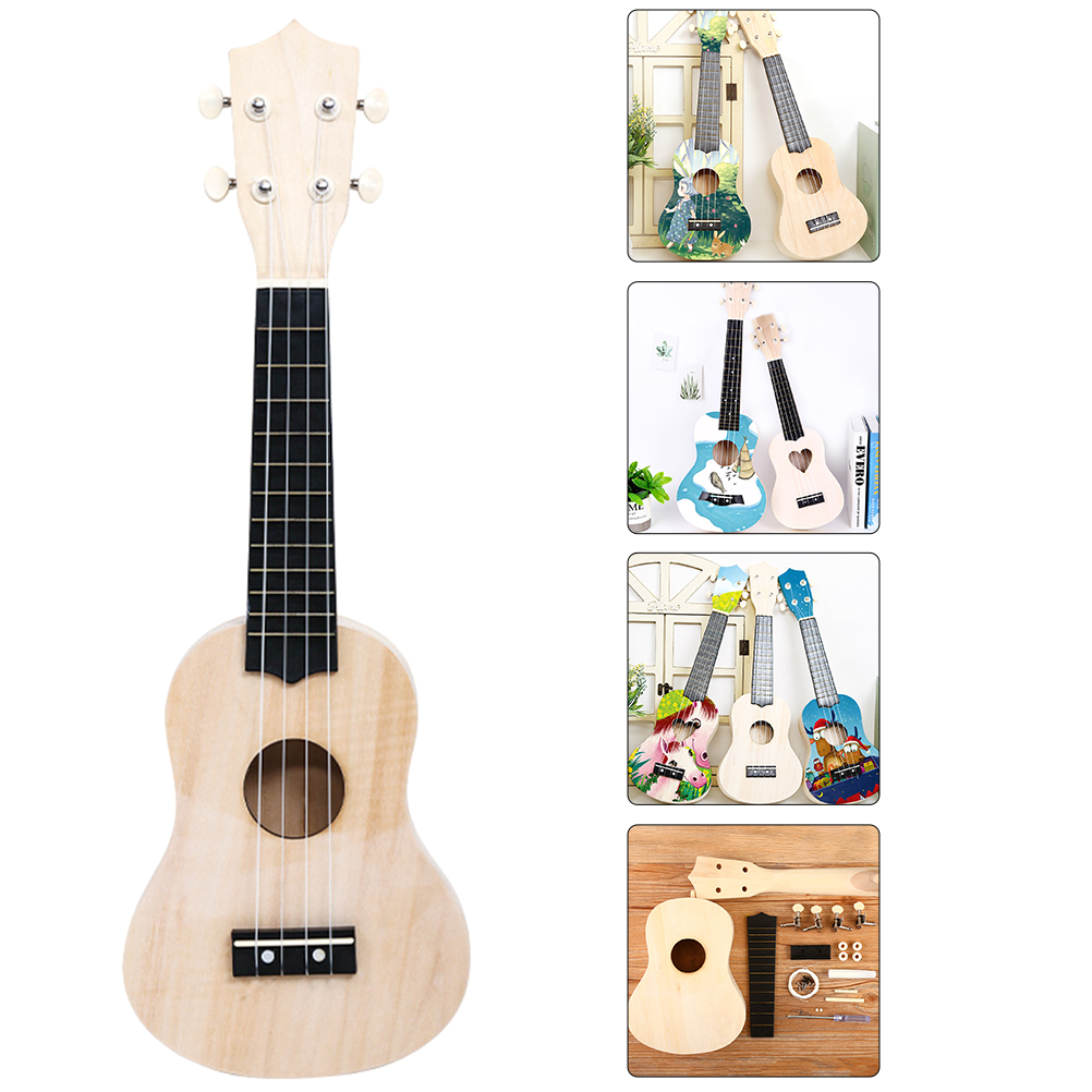 Ukulele Beginner Kit - Wooden Ukulele Stringed Instrument for Beginner