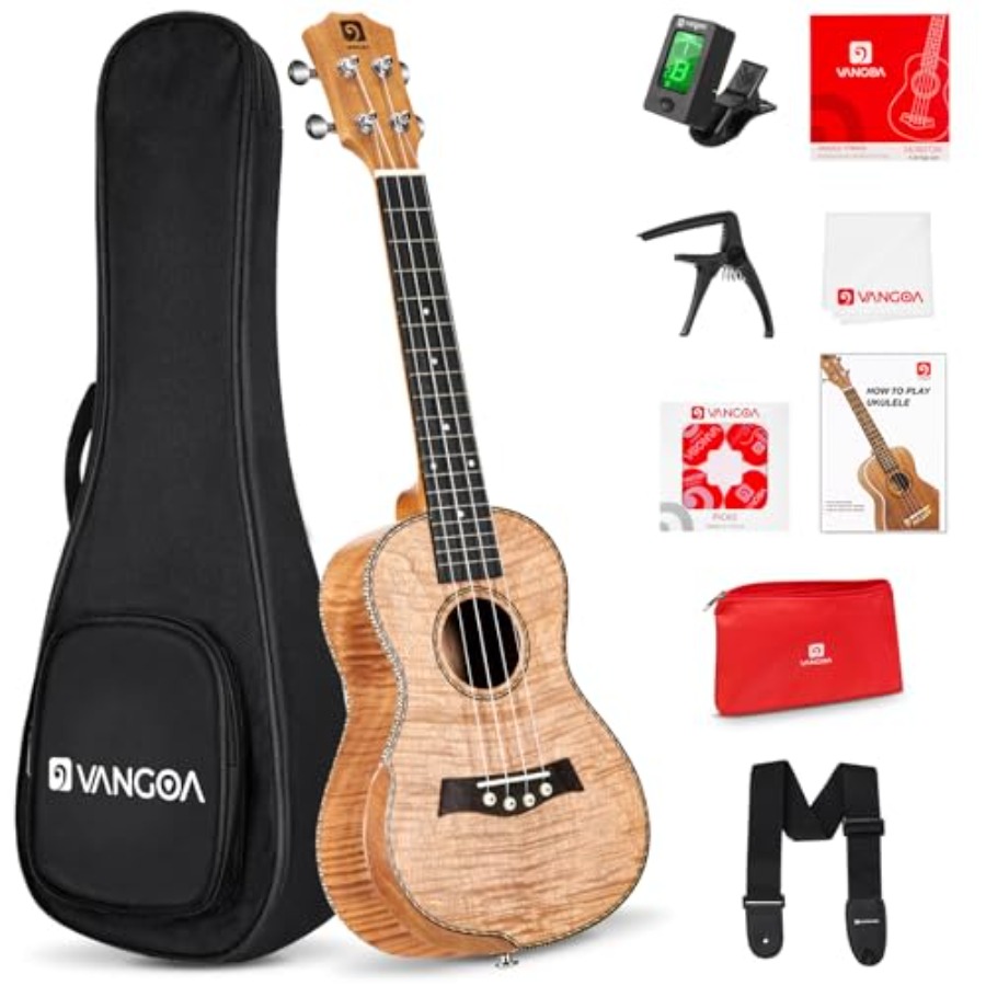 Concert Ukulele 23 inch Ukelel - Ukulele Beginner Kit บทวิจารณ์และราคา