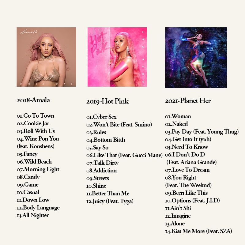 Doja Cat 6CD Music Album Colle - Audio And Music บทวิจารณ์และราคา