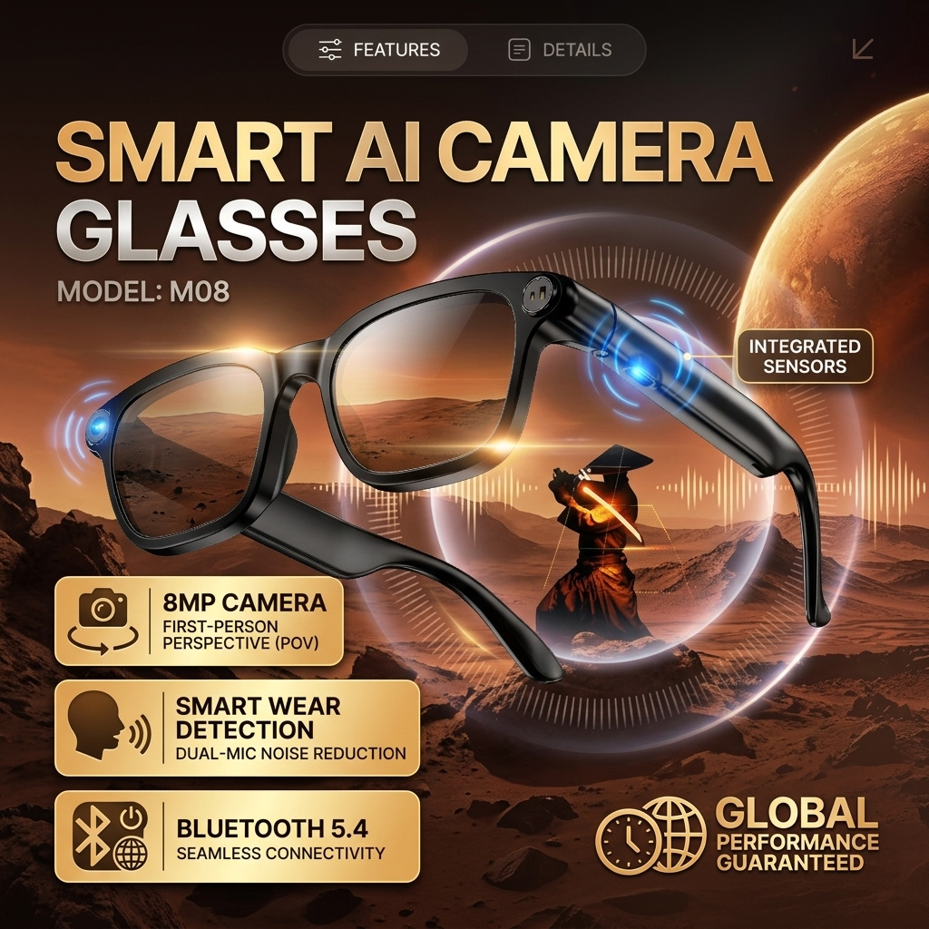 2026 Smart Audio Glasses 800W  - Audio Music To Video Ai บทวิจารณ์และราคา