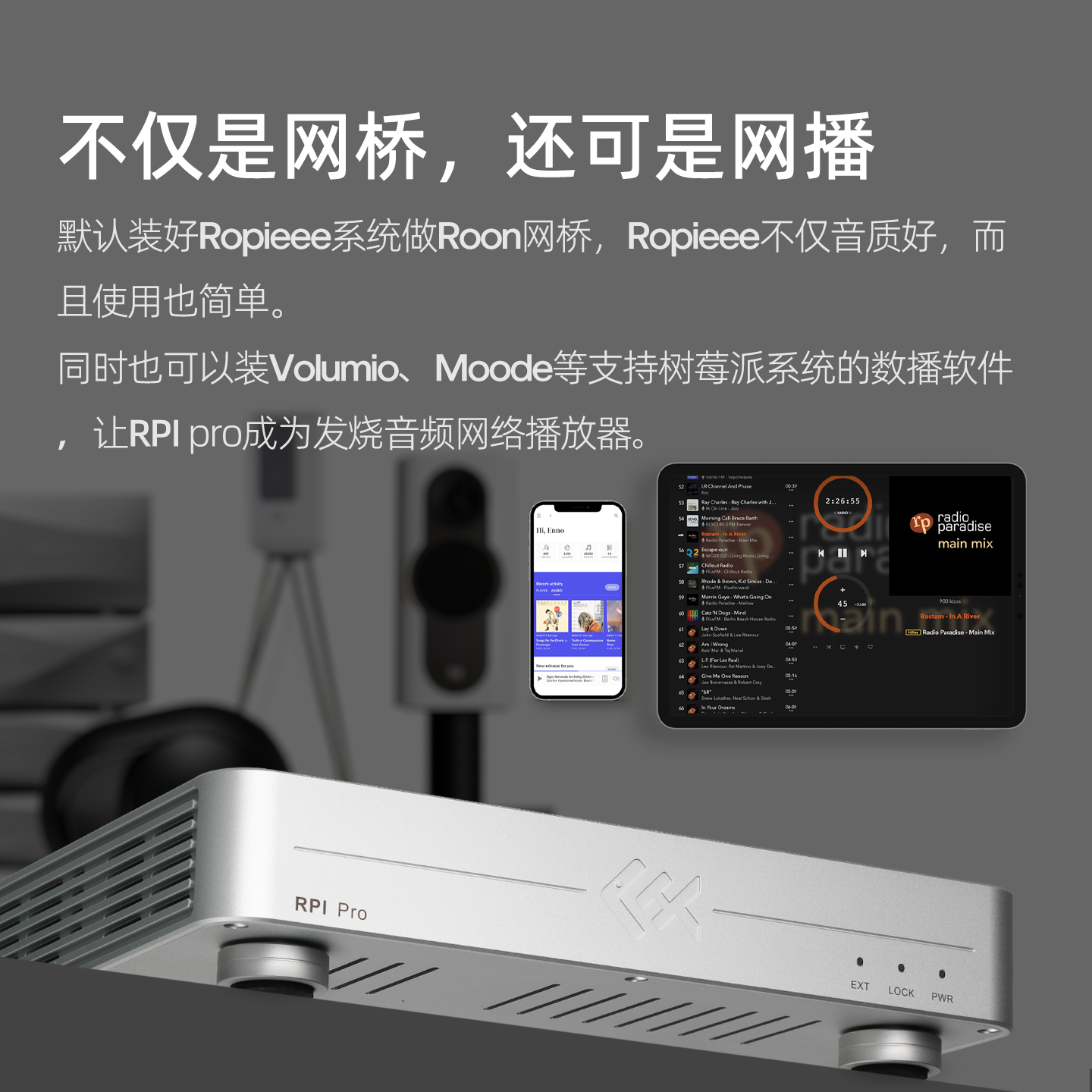 Tiger Fish Audio RPI Pro Strea - Audio Music Player บทวิจารณ์และราคา