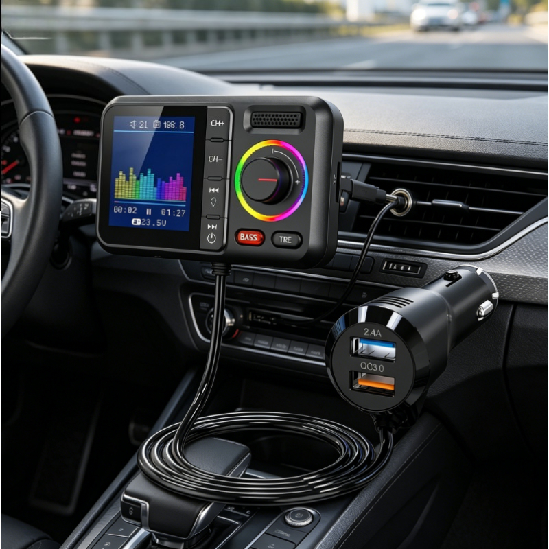 2026 NEW Car Wireless FM Trans - Audio Music Player บทวิจารณ์และราคา