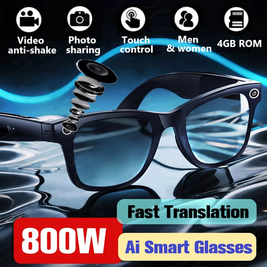 Trending Smart Sunglasses With - Audio Music To Video Ai บทวิจารณ์และราคา