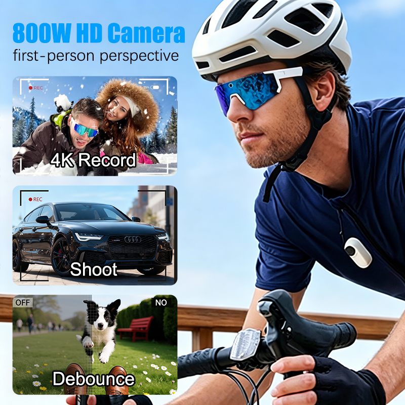 2026New AI Smart Glasses 1200P - Audio Music To Video Ai บทวิจารณ์และราคา