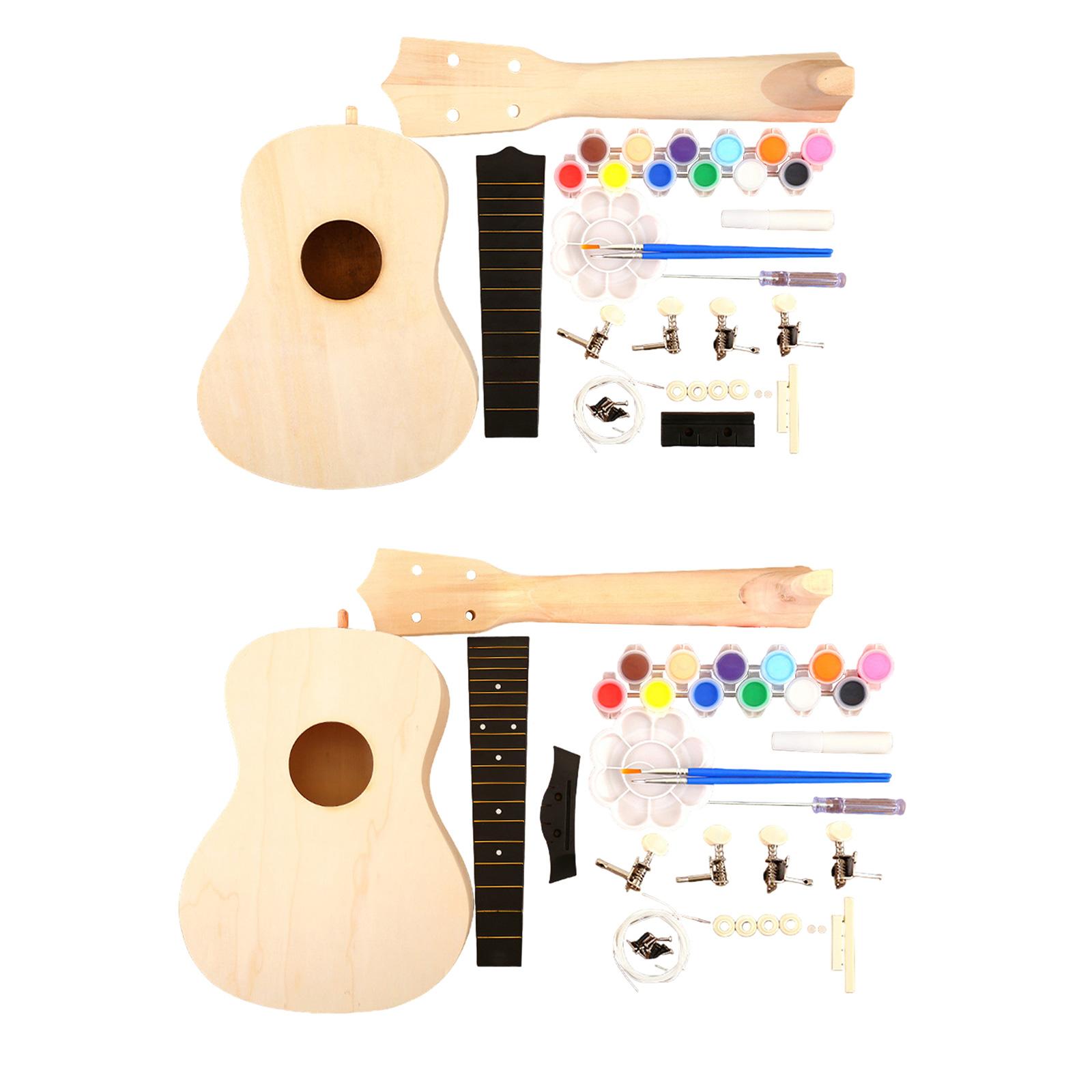 Ukulele DIY Kits Handwork Craf - Ukulele Beginner Kit บทวิจารณ์และราคา