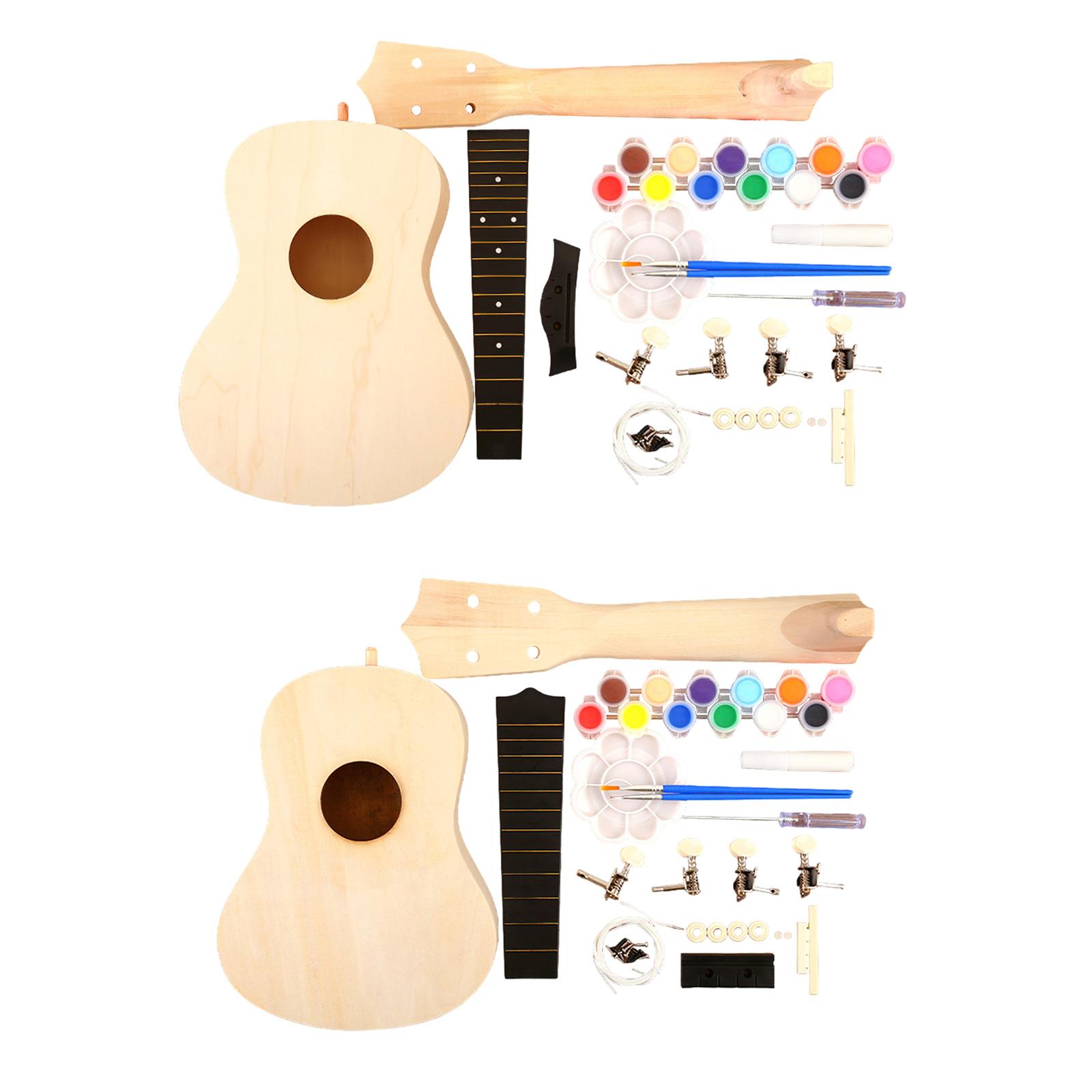 Ukulele DIY Kits Handwork Craf - Ukulele Beginner Kit บทวิจารณ์และราคา