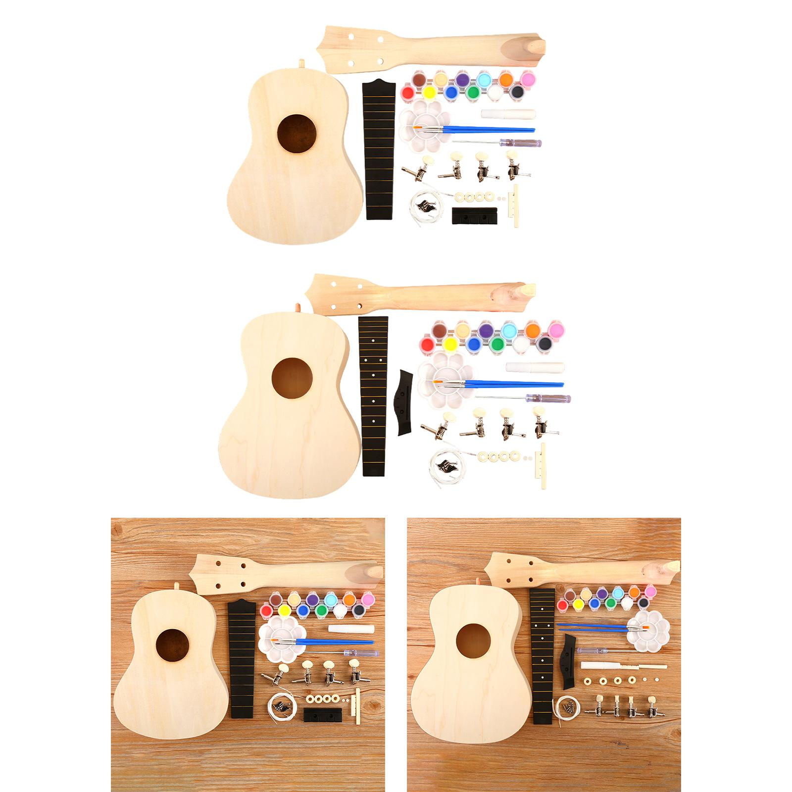 Ukulele DIY Kits Handwork Craf - Ukulele Beginner Kit บทวิจารณ์และราคา