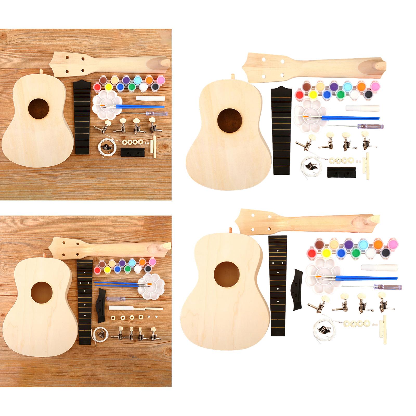 Ukulele DIY Kits Handwork Craf - Ukulele Beginner Kit บทวิจารณ์และราคา