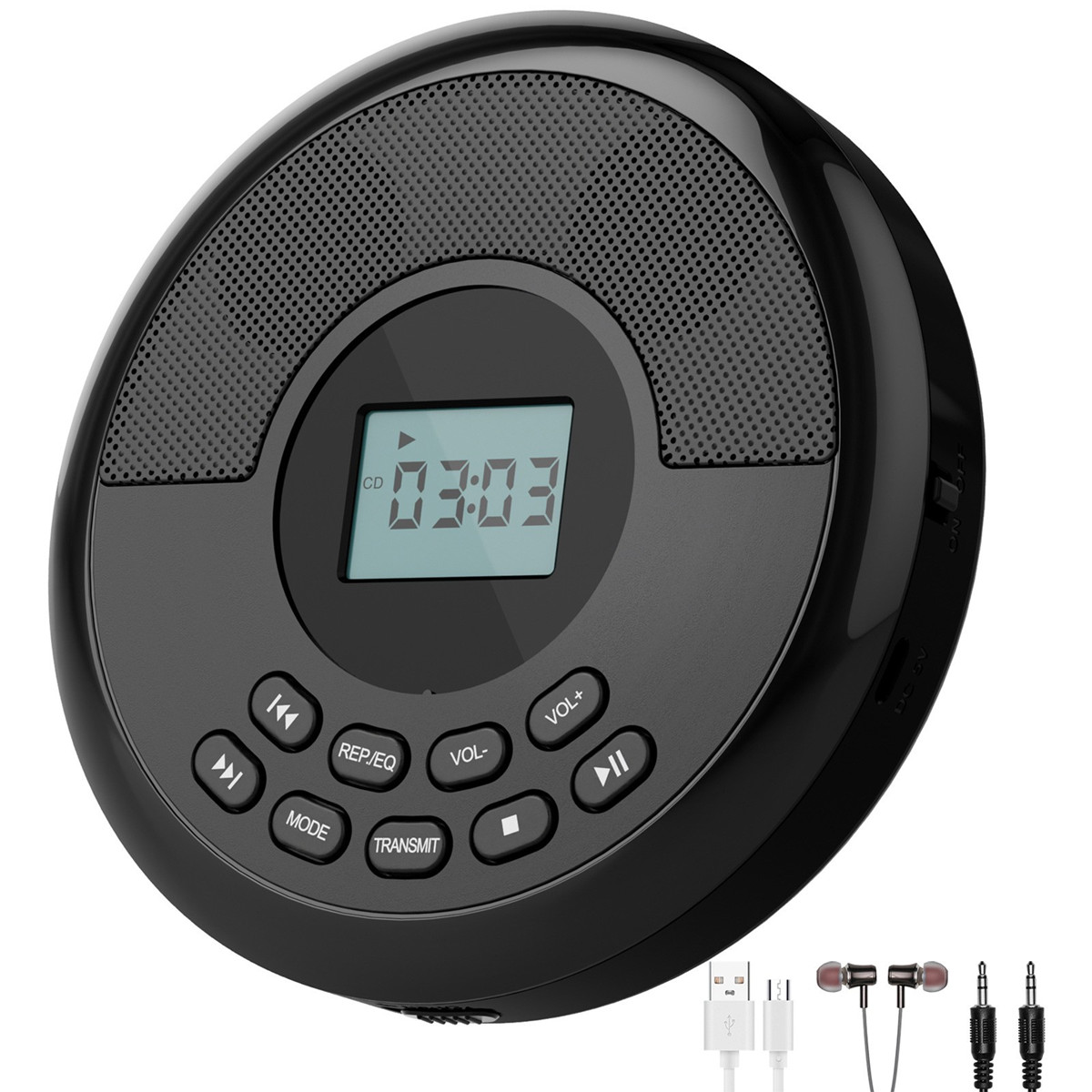 Portable CD Disc Machine MP3 U - Audio Music Mp3 Song บทวิจารณ์และราคา