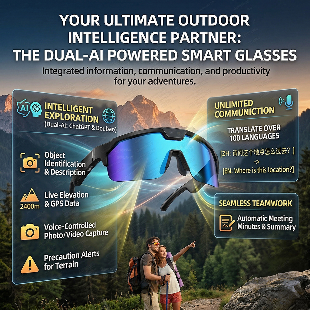 2026 New AI Smart Sports Glass - Audio Music To Video Ai บทวิจารณ์และราคา