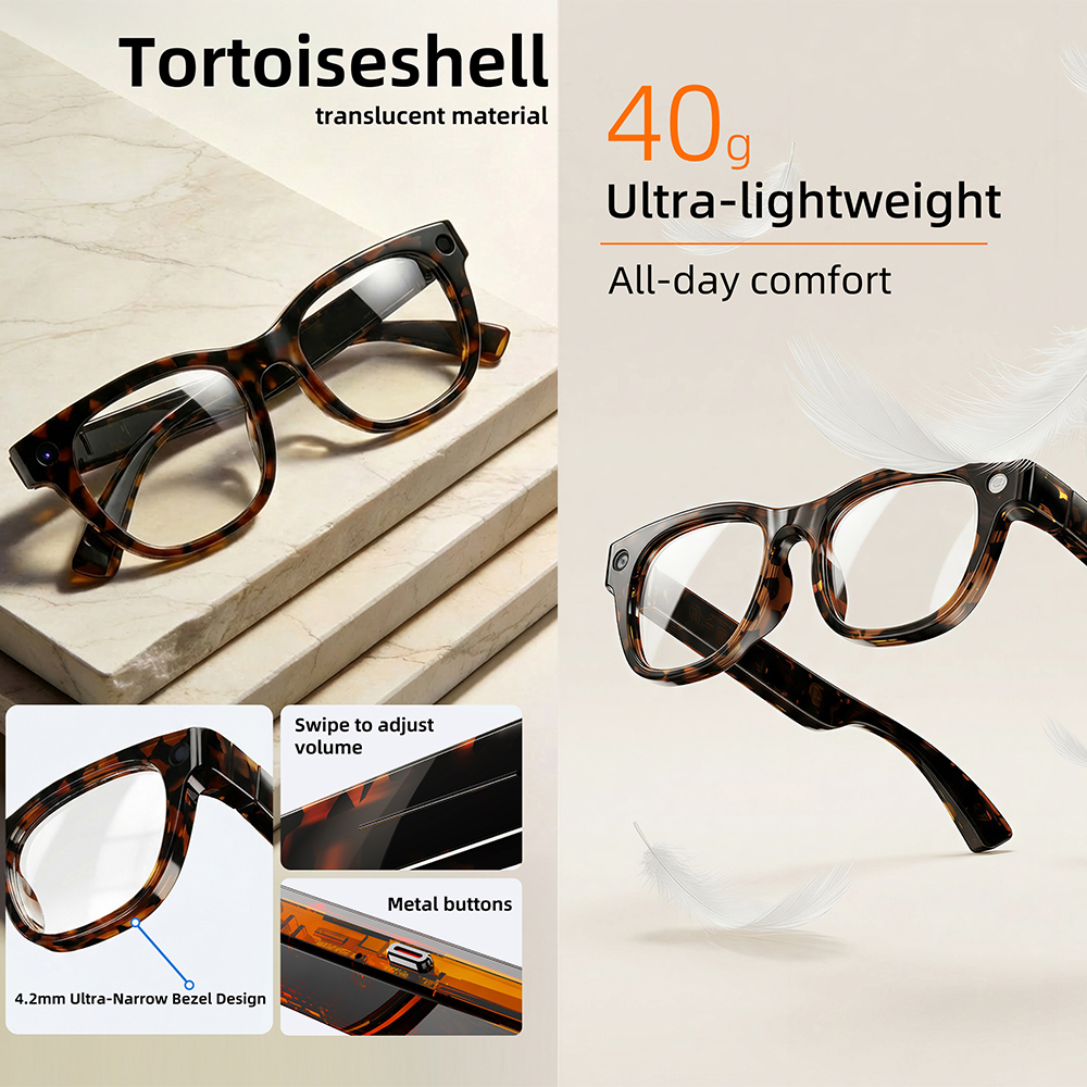 G600 Pro AI Smart Glasses 13MP - Audio Music To Video Ai บทวิจารณ์และราคา