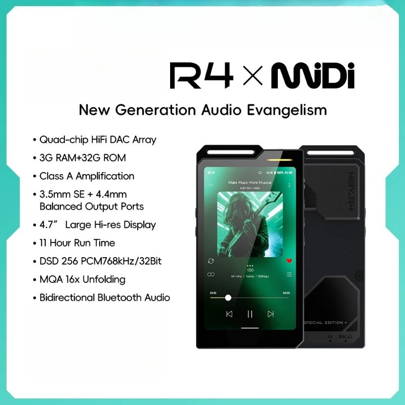 R4 MiDi Version ES9018Q2M*4 An - Audio Music Player บทวิจารณ์และราคา