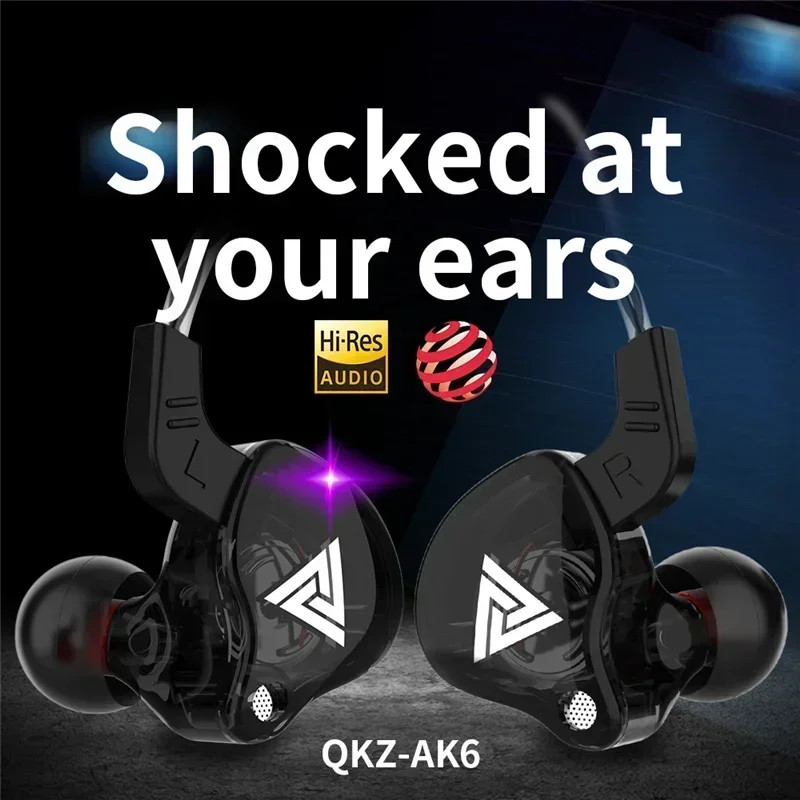 NEW QKZ AK6 Copper Driver HiFi - Audio And Music บทวิจารณ์และราคา