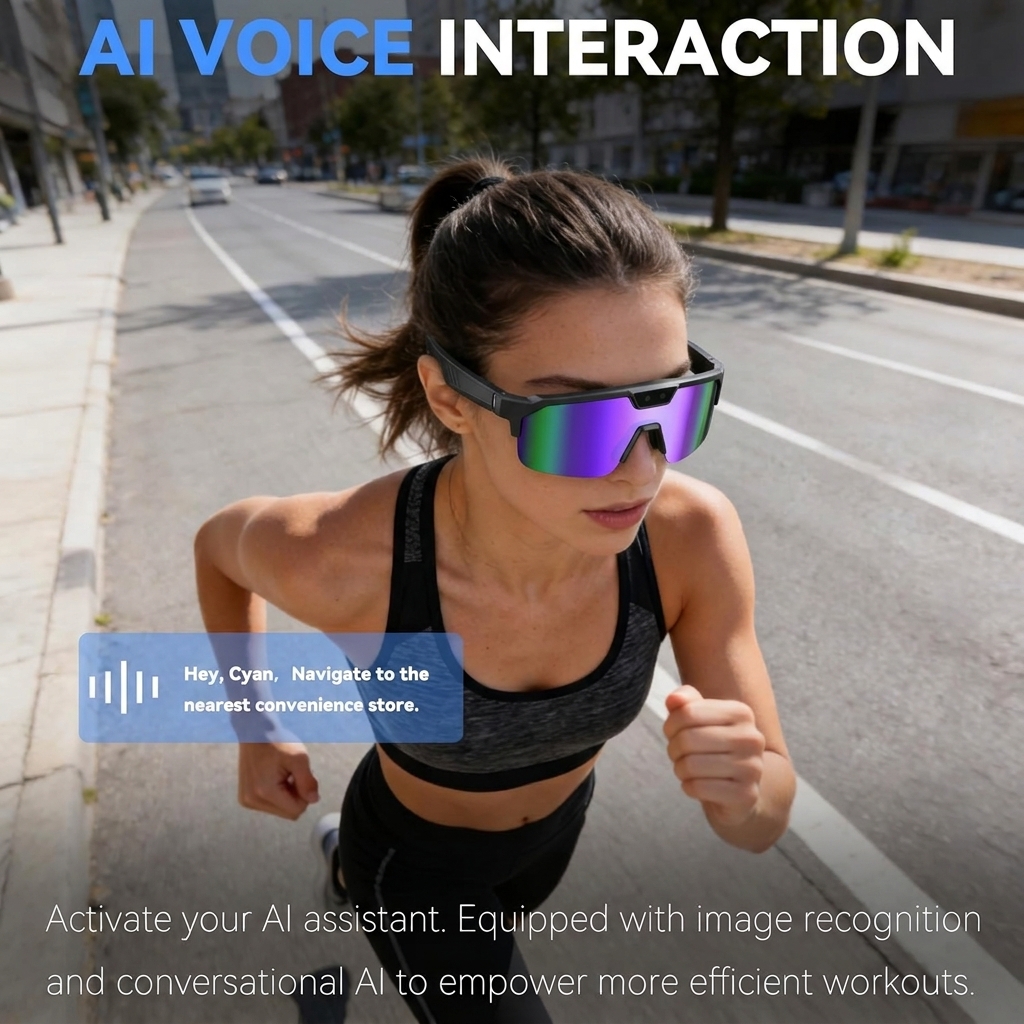2026New AI Smart Glasses 1200P - Audio Music To Video Ai บทวิจารณ์และราคา