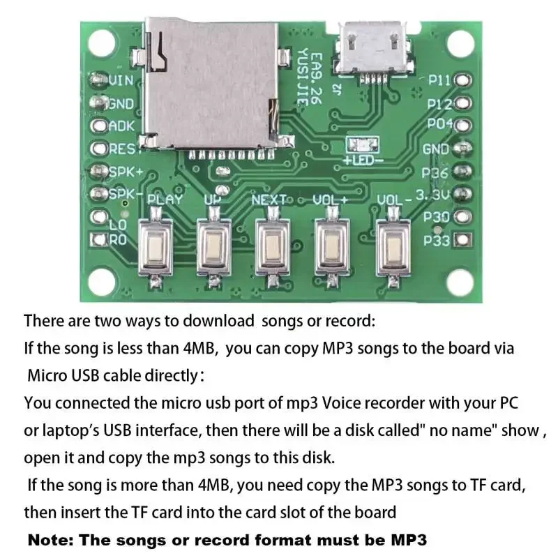 MP3 Voice Module Kit Welcomer  - Audio Music Download Free บทวิจารณ์และราคา