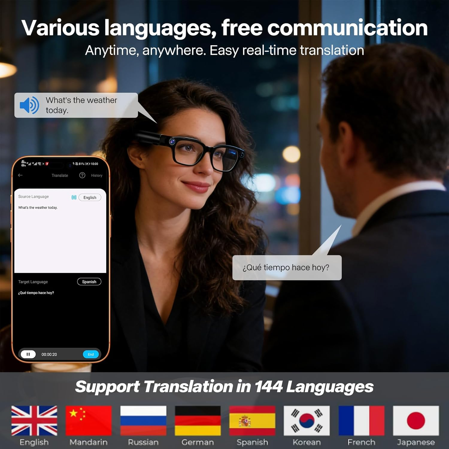2026 New HD Smart Audio Glasse - Audio Music To Video Ai บทวิจารณ์และราคา