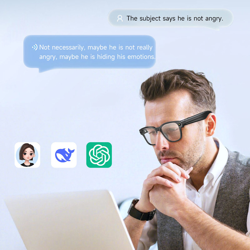 AI Smart Glasses 8 Million Cam - Audio Music Player บทวิจารณ์และราคา