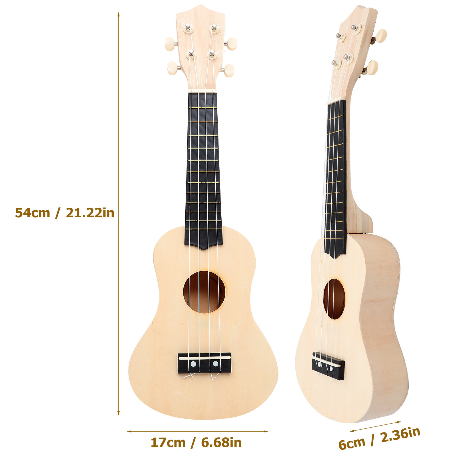 1Set DIY Ukulele Kit Unpainted - Ukulele Beginner Kit บทวิจารณ์และราคา