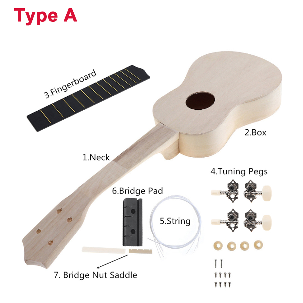 DIY Ukulele  21 Inch  Kit Deer - Ukulele Beginner Kit บทวิจารณ์และราคา