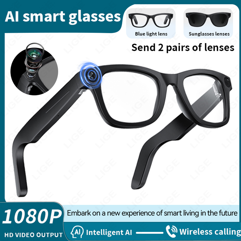AI Smart Glasses Camera 800W B - Audio Music To Video Ai บทวิจารณ์และราคา