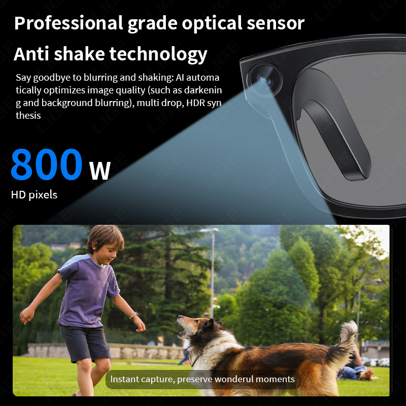 AI Smart Glasses Camera 800W B - Audio Music To Video Ai บทวิจารณ์และราคา