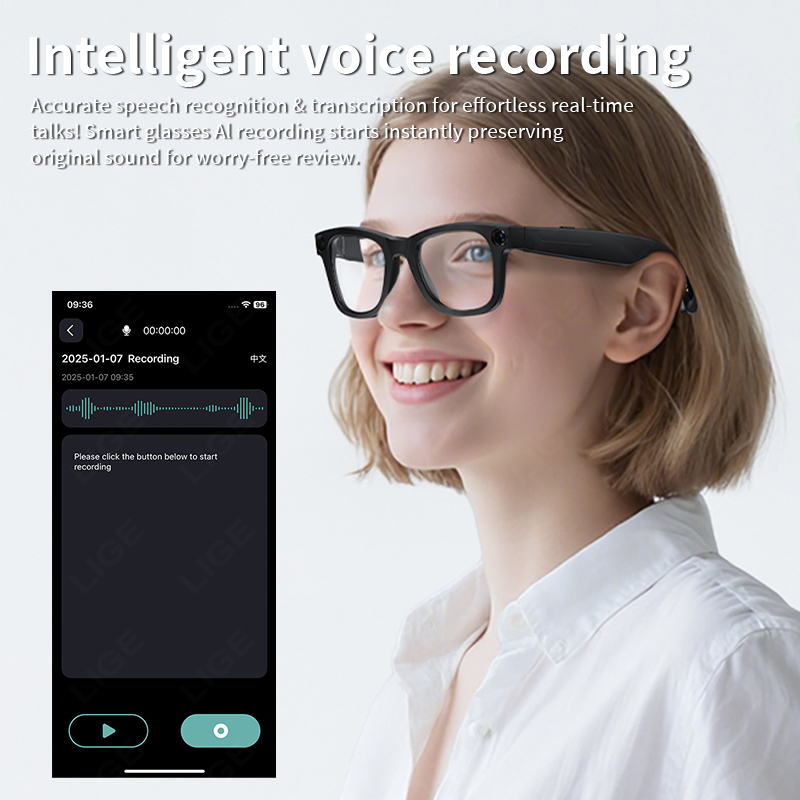 AI Smart Glasses Camera 800W B - Audio Music To Video Ai บทวิจารณ์และราคา