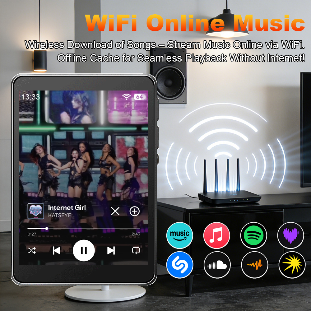 WiFi MP3 Player Andriod 10 Spo - Audio Music Download Free บทวิจารณ์และราคา